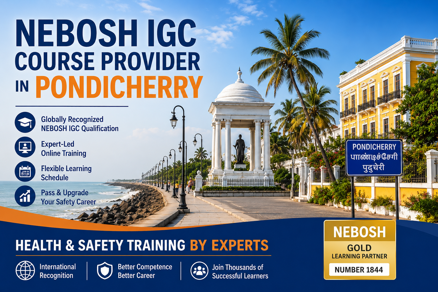 NEBOSH Gold Learning Partner in Pondicherry