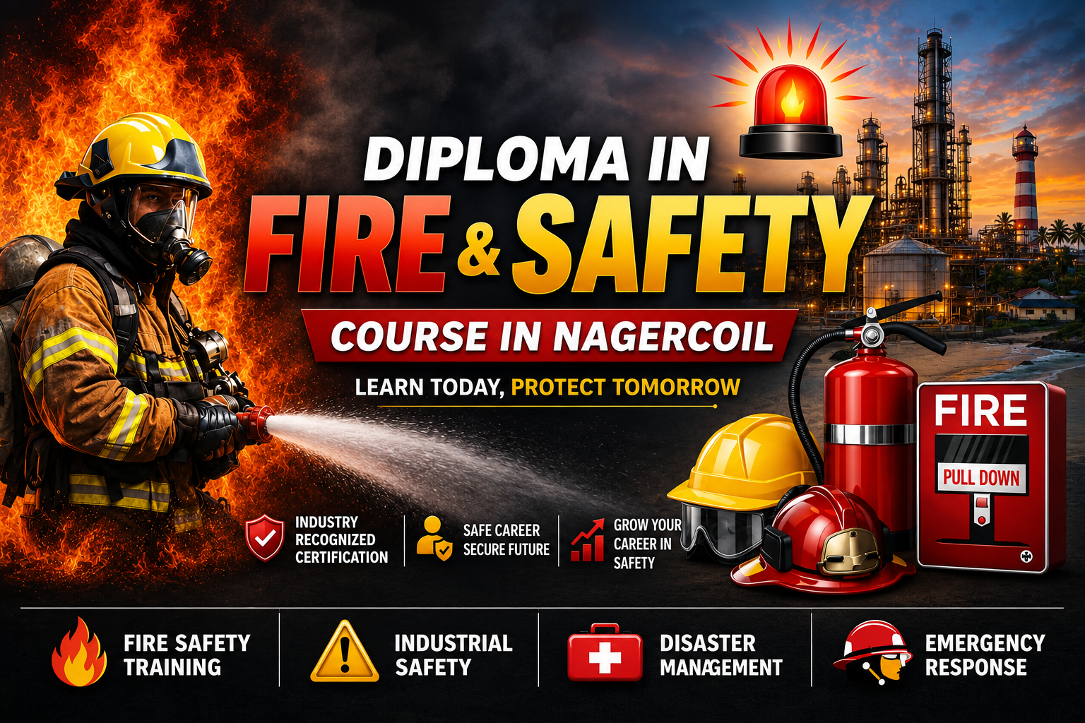 Diploma in Fire and Safety institute in Nagercoil