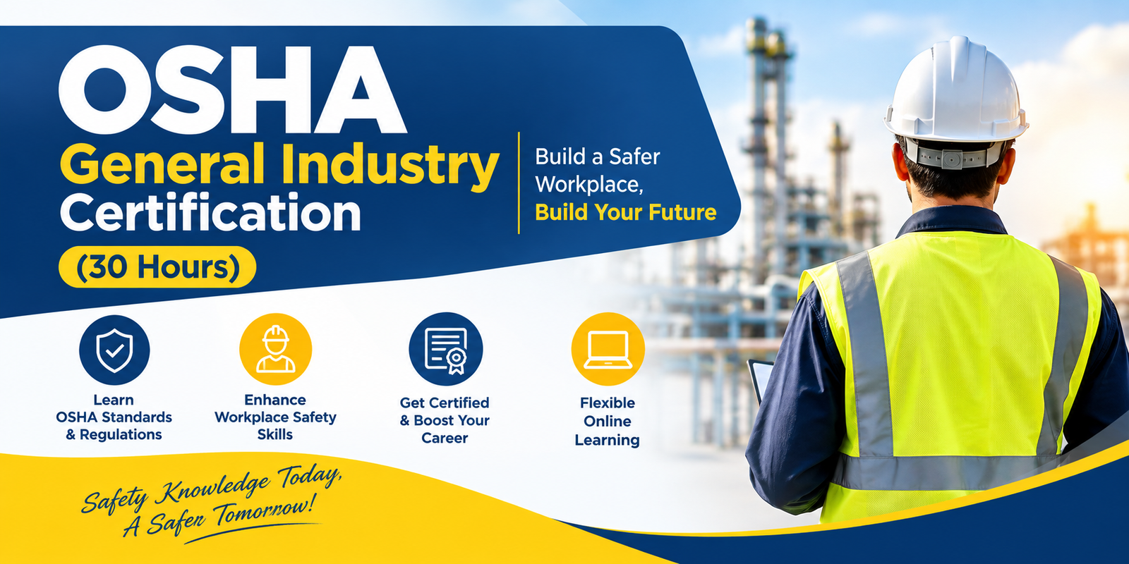 OSHA 30 Hours General Industry Certification Banner Image
